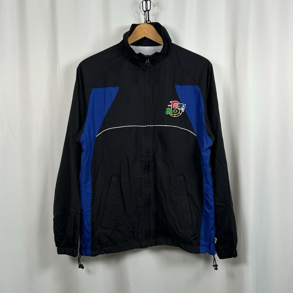 Turfer Athletic Youth Lg. Jacket Collage Boston Red Sox Patriots Bruins Celtics